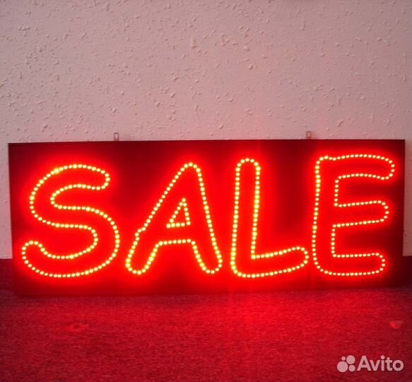 Бегущая строка LED вывеска 40x168 см