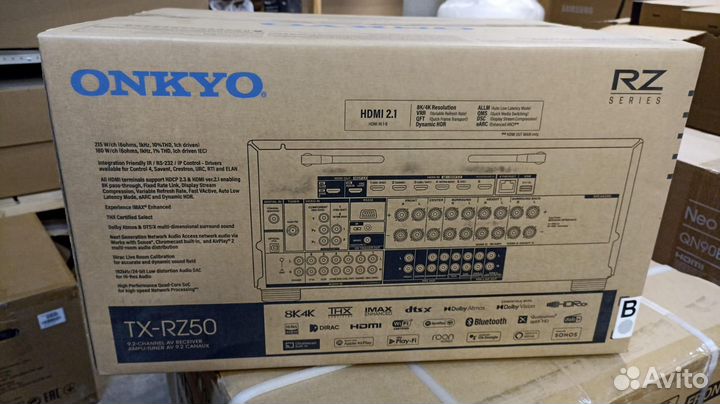 Новый AV-ресивер Onkyo TX-RZ50 9.2 EU