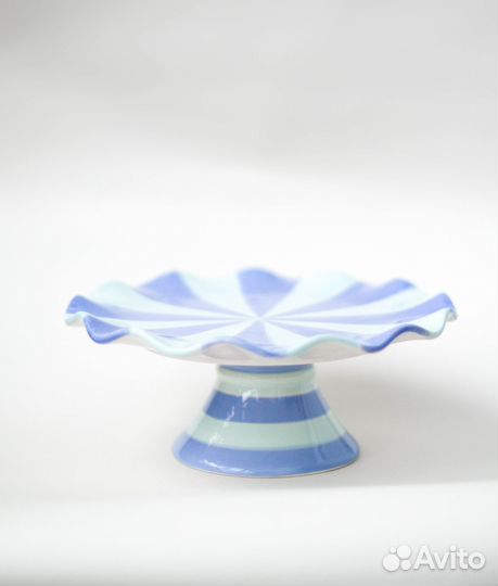 Тортница на ножке Италия Керамика Candy