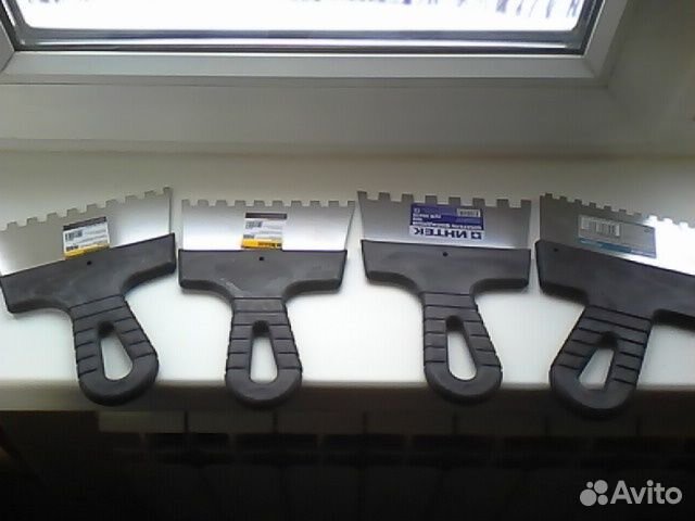 Шпателя зубчатые