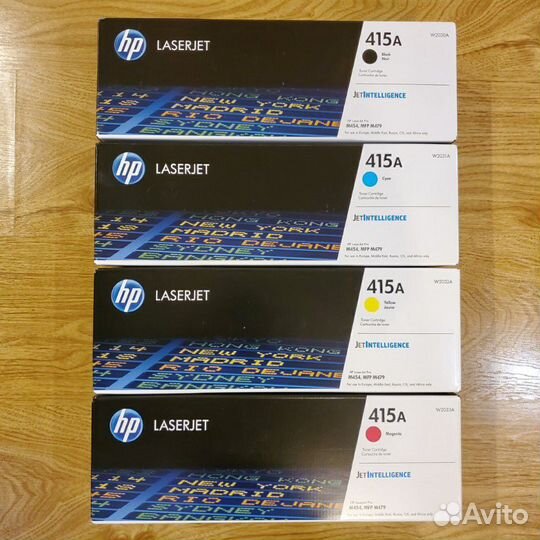 Оригинальный Картриджи HP 415A полный комплект