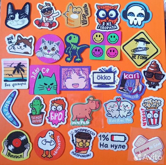 Коллекция стикерсов. Вторая часть.27 персонажей