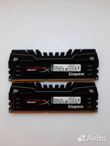 Модули памяти DDR3 Kingston HyperX Beast 8 гб KIT