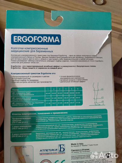 Компрессионные колготки 1 класс для беременных