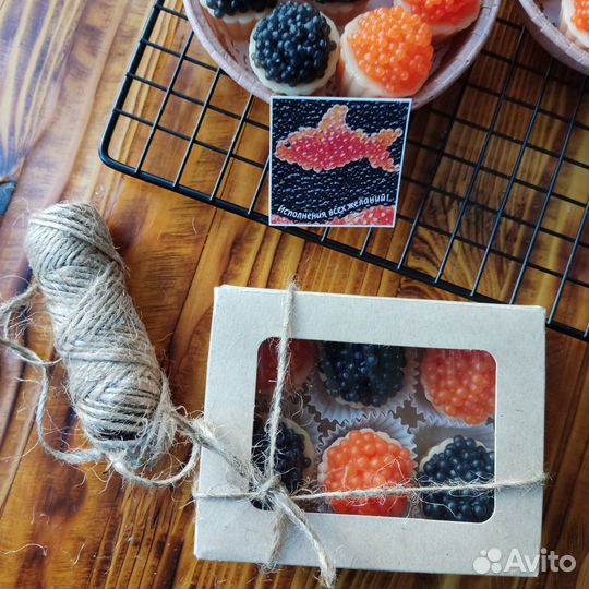 Мыло ручной работы набор икра