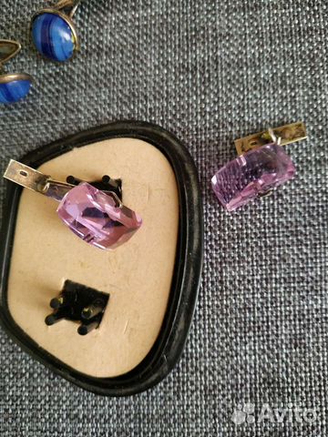 Запонки серебро