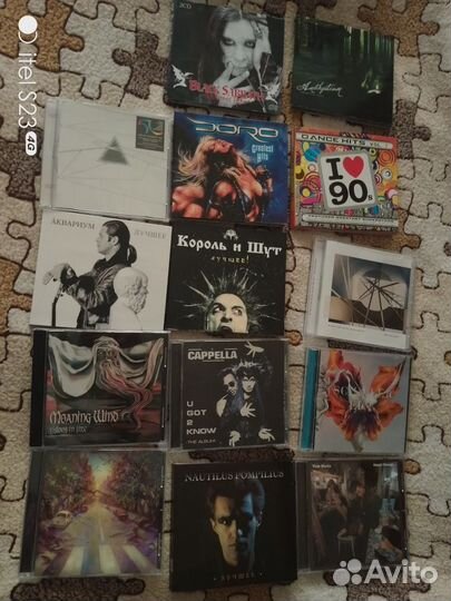 Музыкальные cd диски цена за всё
