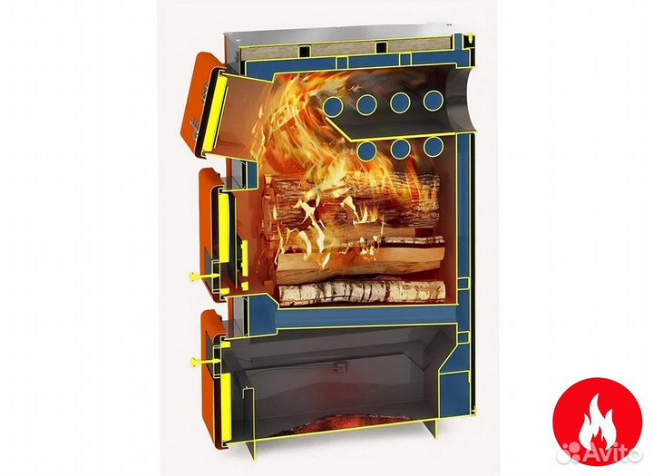 Твердотопливный котел теплодар куппер про-16 (2.0)