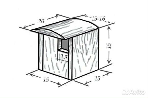 Домик для трясогузок, мухоловок и горихвосток