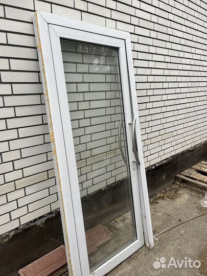 Дверь аллюминий 80 см