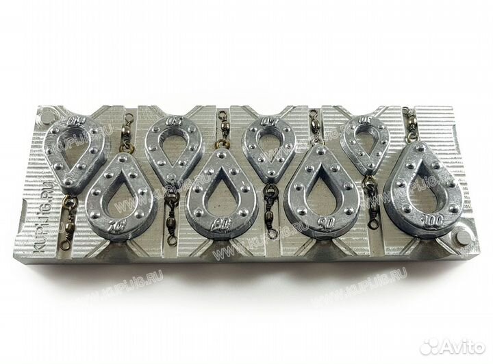 Форма для литья грузил 