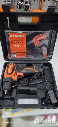 Шуруповерт 2 акб patriot BR 367Li бесщёточный