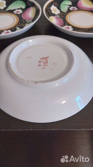 Блюдца Вербилки СССР 