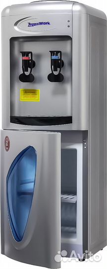 Кулер для воды Aqua Work 0.7-LR серебро со шкафчик
