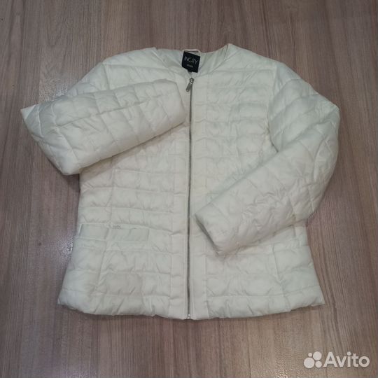 Куртка демисезонная женская 44 46 белая