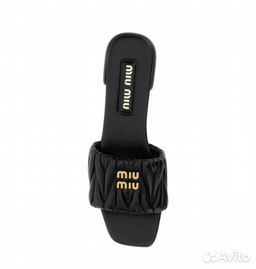 Шлепанцы Miu Miu