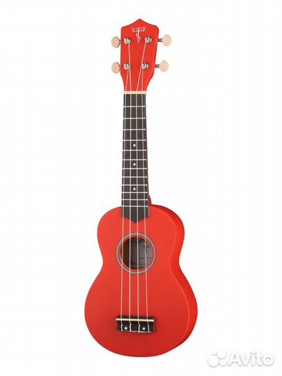 Укулеле сопрано, красный Listen LIS-100RED