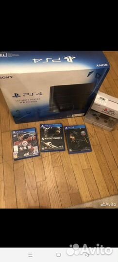 Sony playstation 4 ps4 pro 1tb с играми