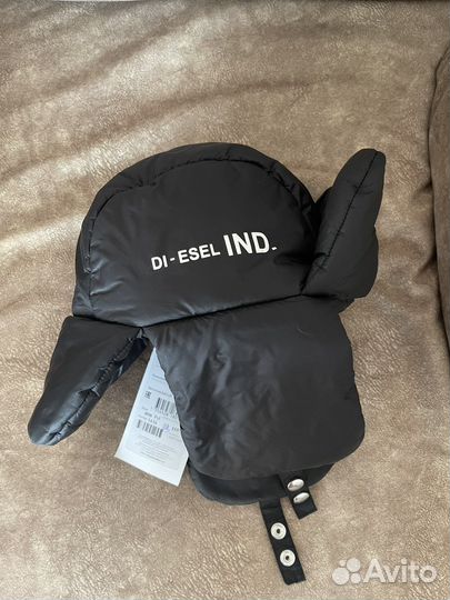 Шапка ушанка diesel