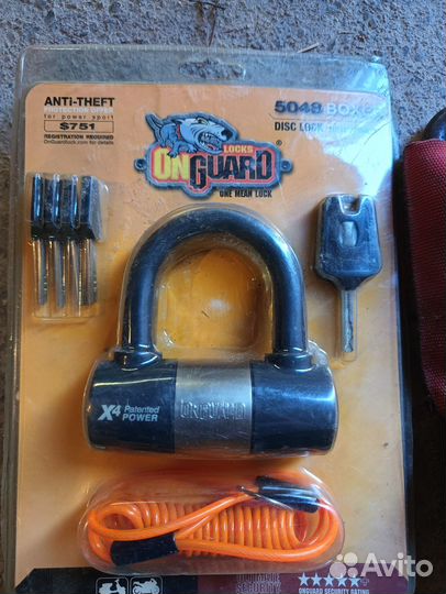 Цепь противоугонная для мотоцикла