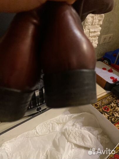 Сапоги кожаные женские 38