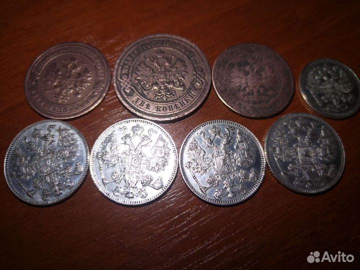 Серебряные монеты россии