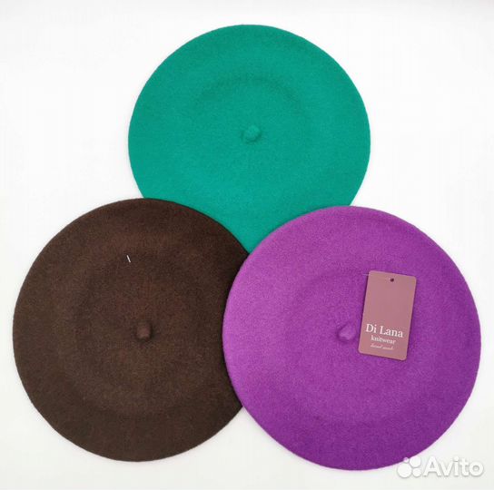 Берет Di Lana шерсть