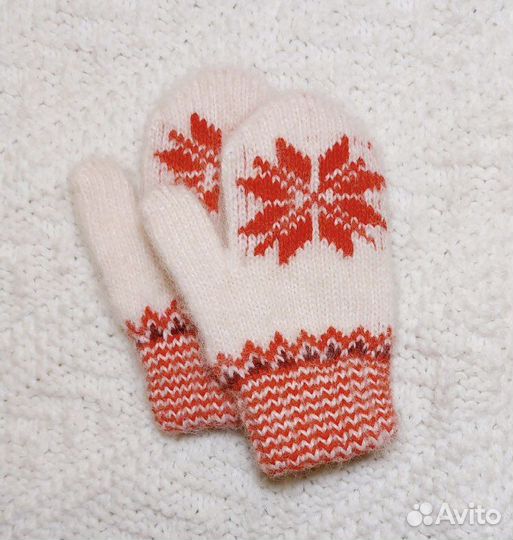 Варежки зимние детские
