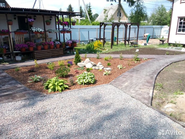 Укладка брусчатки