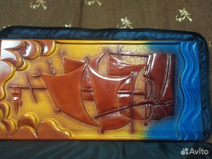 Нарды игральные с Кораблем и Пиратами