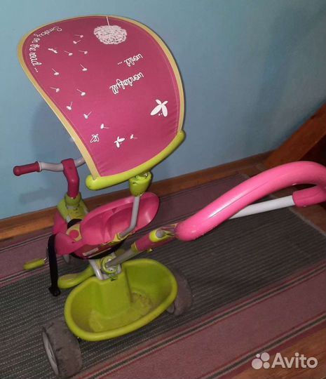 Трехколесный велосипед smoby