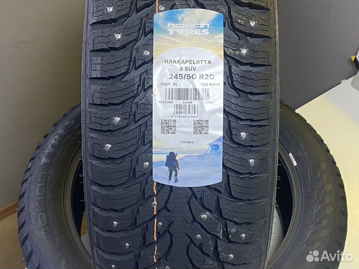 Nokian Tyres Hakkapeliitta 9 SUV 245/50 R20 105T