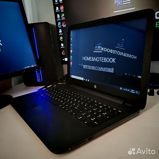 Зверь ноутбук HP SSD озу 8GB две видеокарты