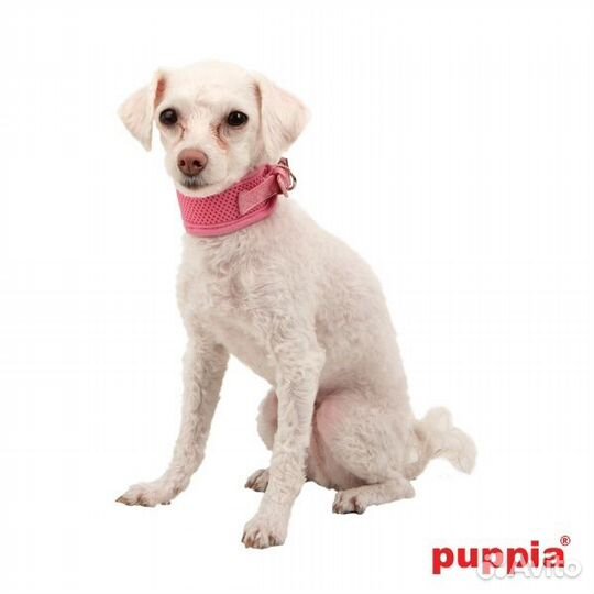 Puppia ошейник-воротник с дышащей сеткой,розовый