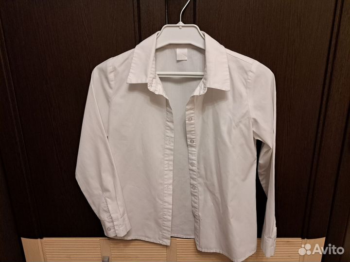 Рубашка школьная 134