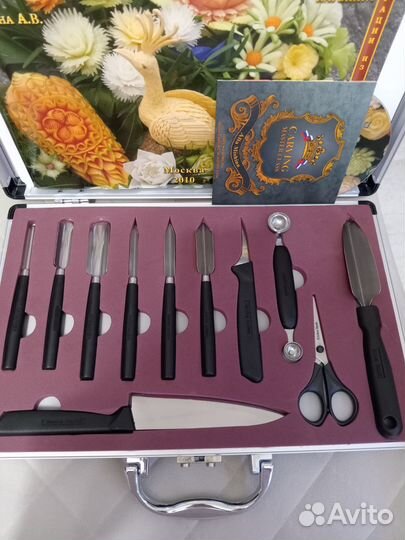 Набор ножей для карвинга новый