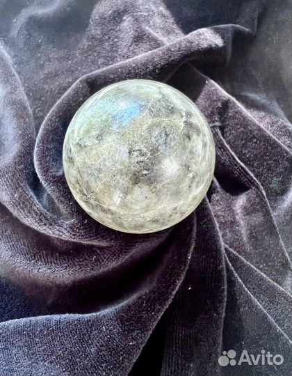 Натуральный камень лабрадор, шар 40 мм