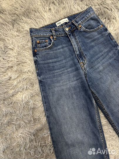 Джинсы zara wide leg 34