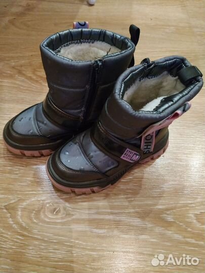Зимние сапожки на овчине