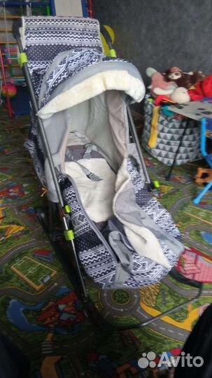 Коляска санки