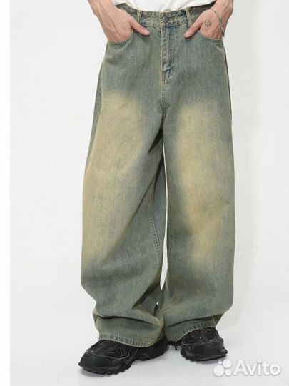 Джинсы широкие jaded london