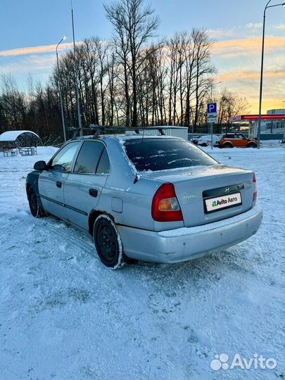 Hyundai Accent 1.5 МТ, 2005, 265 000 км