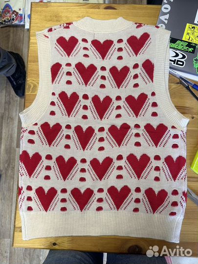 Жилет вязаный женский трикотажный