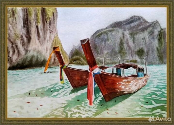 Картина акварелью 