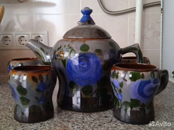 Чайный сервиз. Гжель Попова