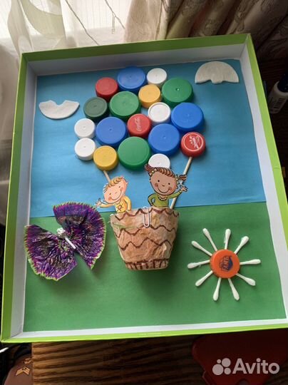 Поделка в сад/школу из вторсырья