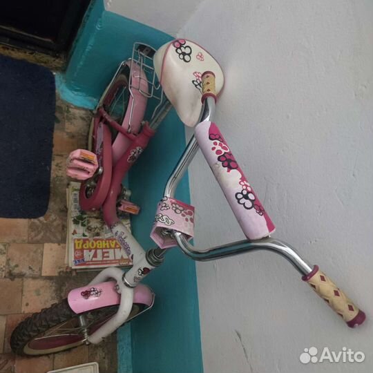 Детский велосипед для девочки от 3 лет 4 х кол