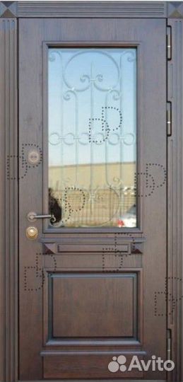 Парадная входная дверь с терморазрывом в дом