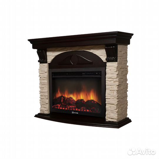 Портал Firelight Torre 30S камень слоновая кость