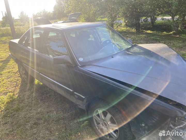 Audi 100 2.2 МТ, 1990, битый, 400 000 км